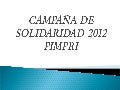 Campaña de solidaridad 2012