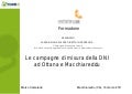 Le campagne di misura della radiazione solare diretta a Ottana e Macchiareddu 