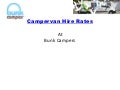 Campervan hire rates