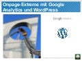 OnPage Extreme mit GA Api und WordPress
