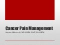 Cancer pain