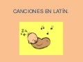 Canciones en latín