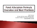 Fund Allocation Formula Overview and Best Practices