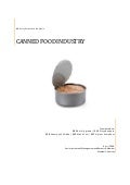 Canned food industry structure analysis