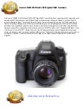 Canon EOS 5D Mark III Digital SLR Camera