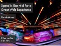 Speed is Essential for a Great Web Experience (Canvas Conf Version)