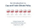 Cap-and-trade through musical chairs: Short intro
