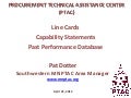 Capabilities statement