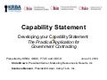 Capability Statement