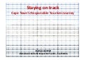 Cape Town&rsquo;s responsible tourism journey June 2012