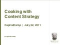 CapitalCamp: Cooking with Content Strategy