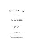 Capitalistic Musings