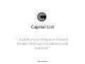 Capital list slide deck   invite to advisors