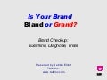Building a Brand Platform