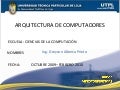 Arquitectura de Computadores CapíTulo I