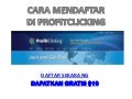 Cara mendaftar di Profitcklicking
