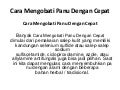 Cara Mengobati Panu Dengan Cepat