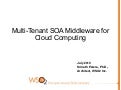 Multi-Tenant SOA Middleware for Cloud Computing