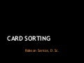 Card Sorting