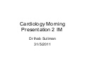 Cardiology board  cases ppt
