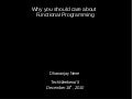 Why you should care about functional programming