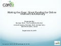 Making the Case: Grant Funding for Online Outreach & Advocacy