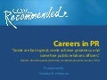 Careers in PR