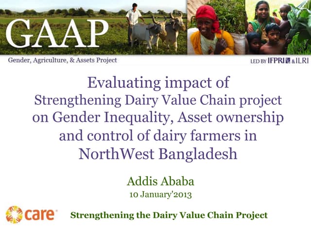 Care GAAP Presentation January 2013