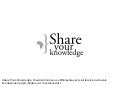 Share Your Knowledge - Presentazione alla sottocommissione Arte e Cultura della Fondazione Cariplo  