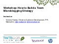 TWTRCON SF 10 Workshop: Team Microblogging