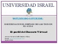 Perfil del Docente Virtual