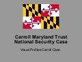 Maryland Governor O&rsquo;Malley = Unity of Public Purpose = Carroll Maryland Trust