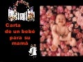 Carta de un bebé a su mamá