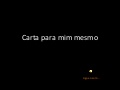 Carta Para Mim Mesma