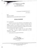 Cartas de la parte acusadora