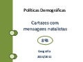 Cartazes natalistas 8ºB (Janeiro 2011) 