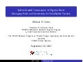  Carter - Index-based insurance in agriculture - 2012-09-19 
