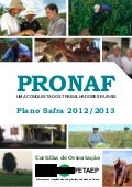 Cartilha de Orientação do PRONAF 2012/2013