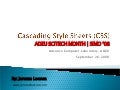 Cascading Style Sheets