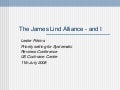 The James Lind Alliance and I