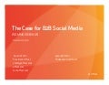 The Case for B2B Social Media: Womma Webinar