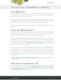 Case For Social Listening