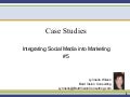 Social Media Case Study #5 - Integrating w/email
