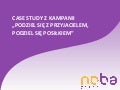 Podziel się Posiłkiem na facebook - case study z aplikacji  - Podziel się z Przyjacielem