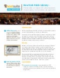 HootSuite Case Study - HootSuite en la biblioteca - Caso de estudio @NYPL (Spanish, español)