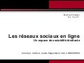 Les réseaux sociaux en ligne : Un espace de sociabilité étudiante