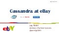 Cassandra at eBay