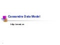 Cassandra datamodel