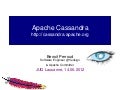 Cassandra talk @JUG Lausanne, 2012.06.14