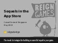 Sequels in the Appstore